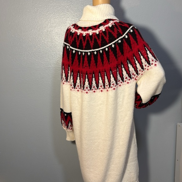 NWOT Turtleneck Oversized Sweater Dress - Picture 6 of 8